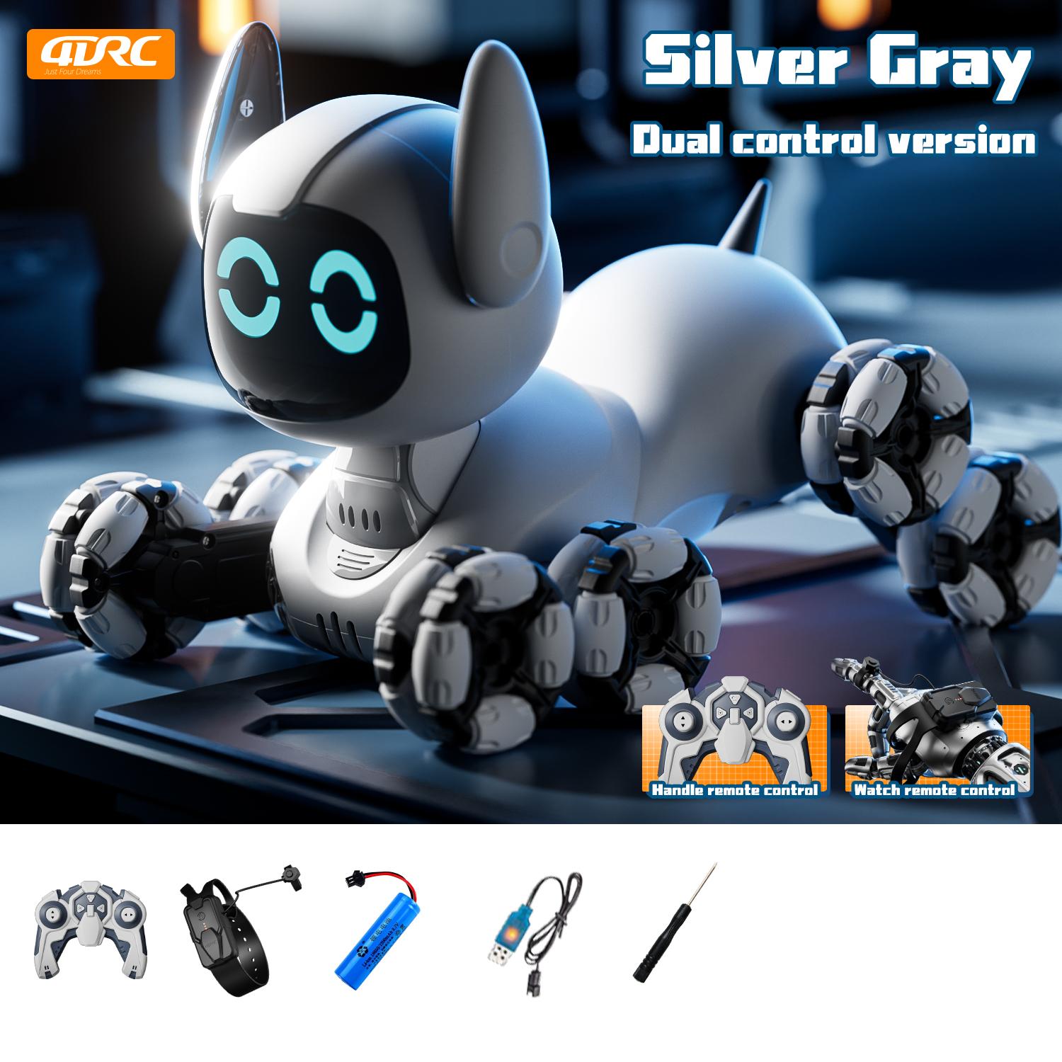 

Eight Wheeled Children Remote Control Robot dog Intelligent Toy Electric Mechanical Dog Toy Car Remote Control Pet Dog Car Boy
