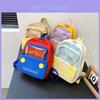 Adorable Transparent Window Backpack For Kids With Fun Cartoon Designs And Colorful Patterns