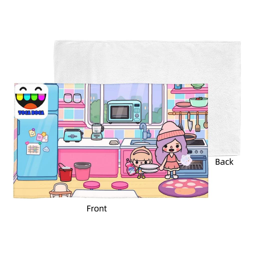 Toca Life Box Toca Boca Süßes Spiel Weiches Gesichtstuch Schnelltrocknend Pool Bad Baumwolltücher Saugfähig