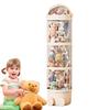 Stuffed Animal Tube Toy Display Transparent Storage Box Doll Plush Storage Holder Standing Stackable Soft Toy Organizer Holding