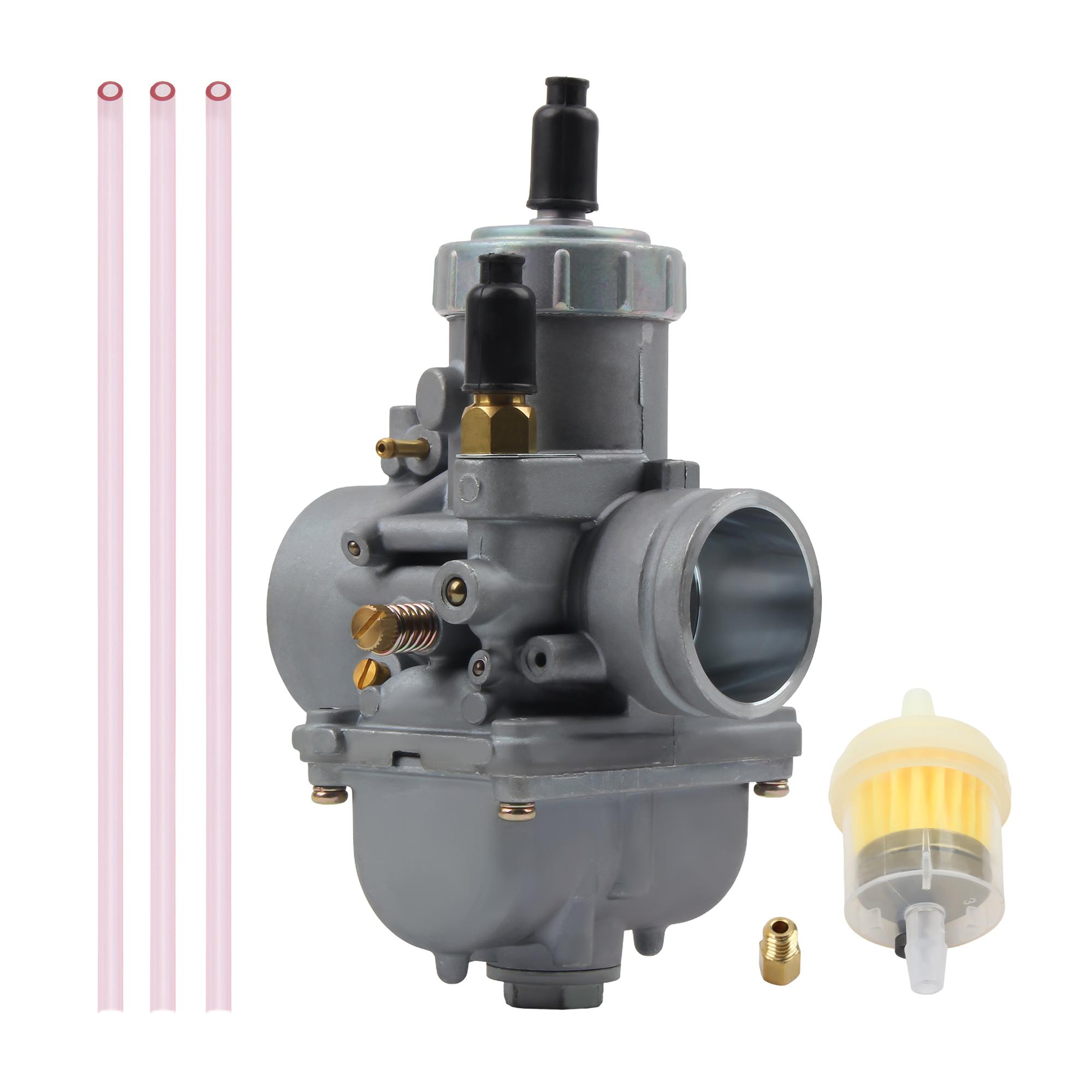 ATV Motorcycle Carburetor Set VM32 32mm For Mikuni VM Series VM32 193 110cc-250cc CRF KLX Quad 2/4 Stroke DirtBike Carb Modified серебряный
