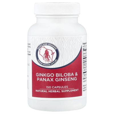 Dairyland Ginseng, Ginkgo und Ginseng, 150 Kapseln