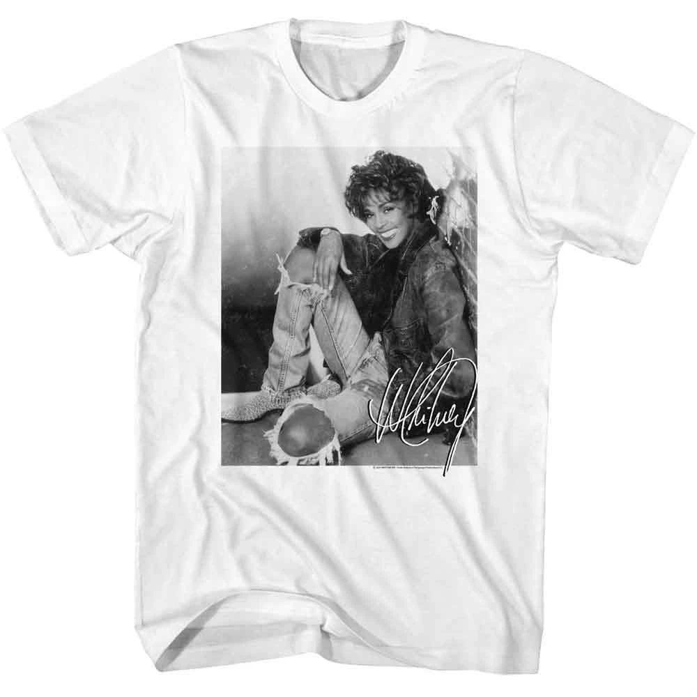 Whitney Houston - Signature 4 - American Classics - White Front Print  Shor 160