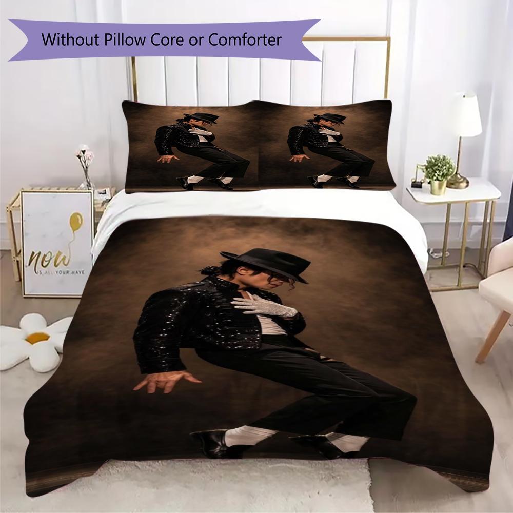 Michael Jackson Pop Bedding Without Core 1 Duvet Cover 2 Pillowcase Without Core Soft And Comfortable Bedding Set Duvet Cover And Pillowcase