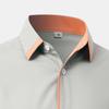 Fashion Shirt Spring Autumn Solid Color Splicing Contrasting Color Casual Long Sleeved Men's Shirts (men’s)