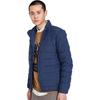 Timberland Solid Color Outdoor Casual Zip-Up Stand Collar Long Sleeve Down Jacket Men Outerwear Deep-Sapphire-Blue A1NDQ-433