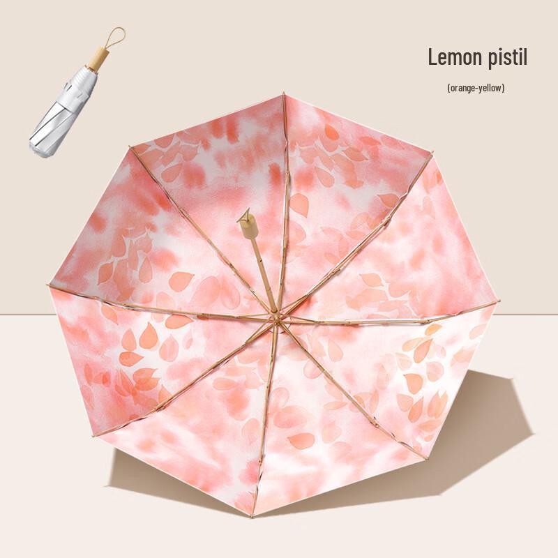 

Women s Portable UV Protection Titanium Silver Folding Umbrella