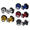 Motorcycle Kickstand Pegs Aluminum Motorcycle Stand Pegs Simple Installation for Personalizes Style & Superior Road Grip