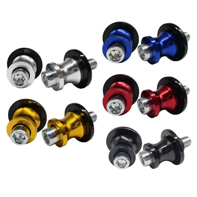 Motorcycle Kickstand Pegs Aluminum Motorcycle Stand Pegs Simple Installation for Personalizes Style & Superior Road Grip