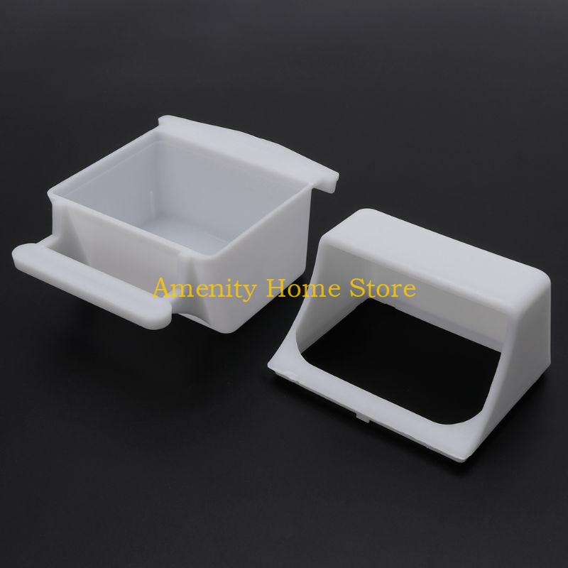 Mangiatoia F26C da Appendere alla Gabbia Contenitore per Cocorite Senza Sversamenti Forniture per l'Alimentazione del Calopsitta Scatola di Plastica con Posatoio