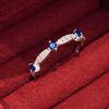 Vintage Emerald Zircon Ring - Retro Palace Style, High-End Luxury Index Finger Jewelry