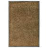 Day and Night - Day and Night Brown Washable Doormat 60x90 Cm