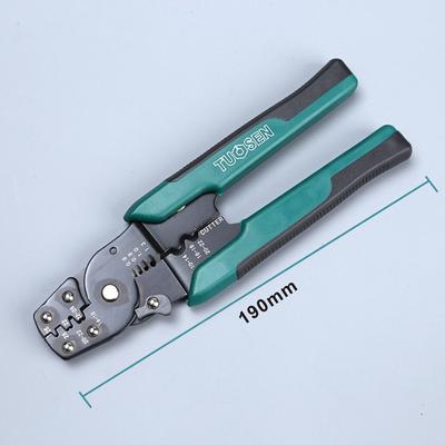 Alicate de crimpagem Eletricista Multi-ferramenta Workpro para decapagem de fios Cortador de fios Quadrilátero Tubo Bootlace Terminal Nippers