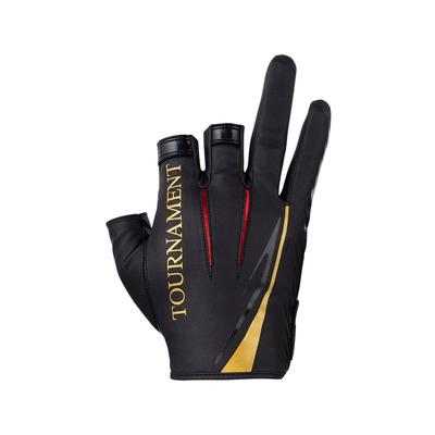 Daiwa Turnajové rukavice 3 střih Black Red XL Fishing DG-1223T