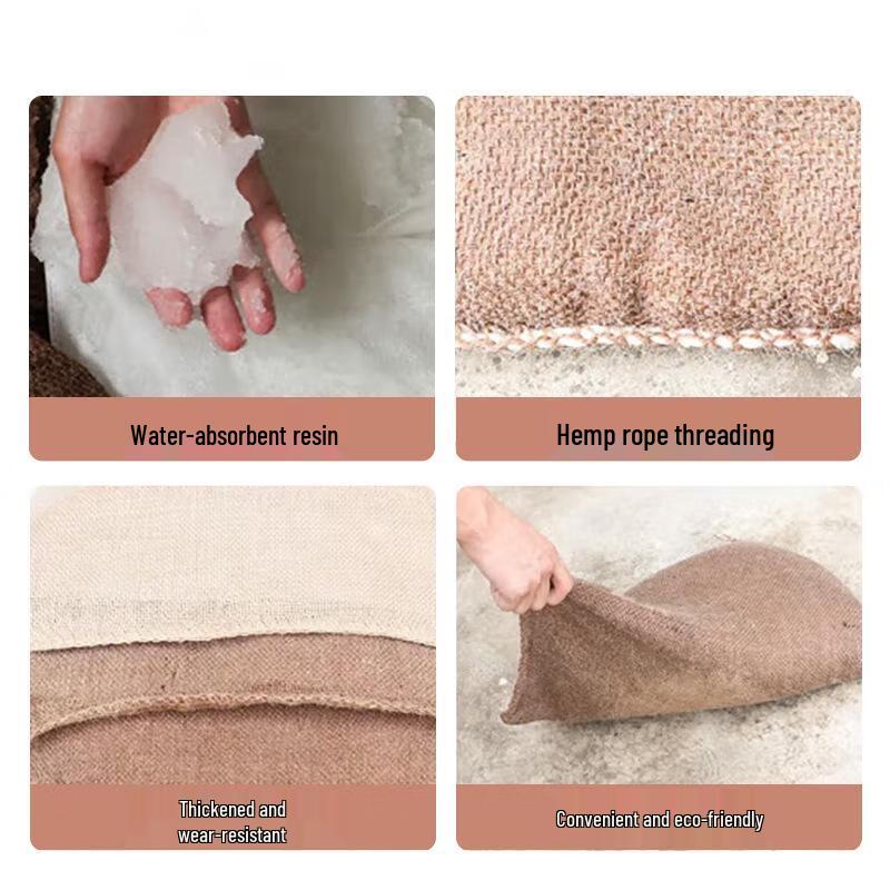 Water-Activated Flood Control Sandbags