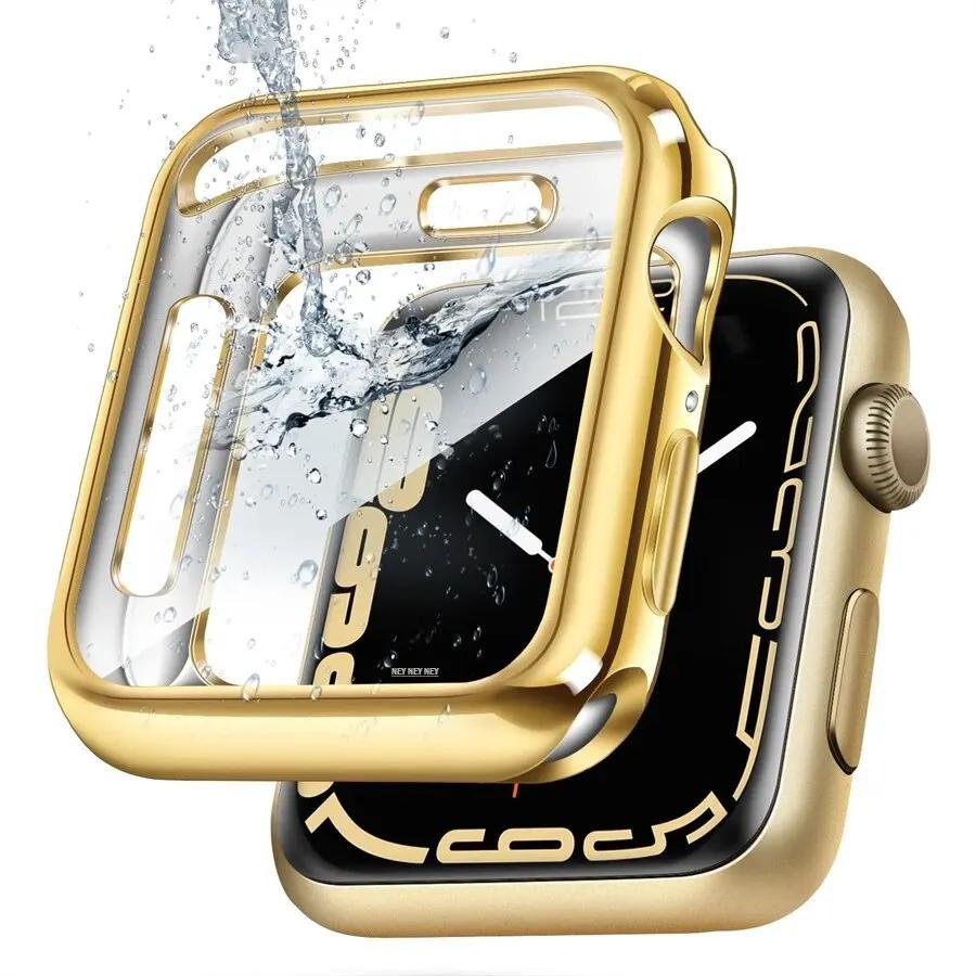TPU Cover for Watch Case Series 9 8 7 6 5 4 3 SE 41mm 45mm 42-44mm-40mm Screen Protector Accessories for Watch Band