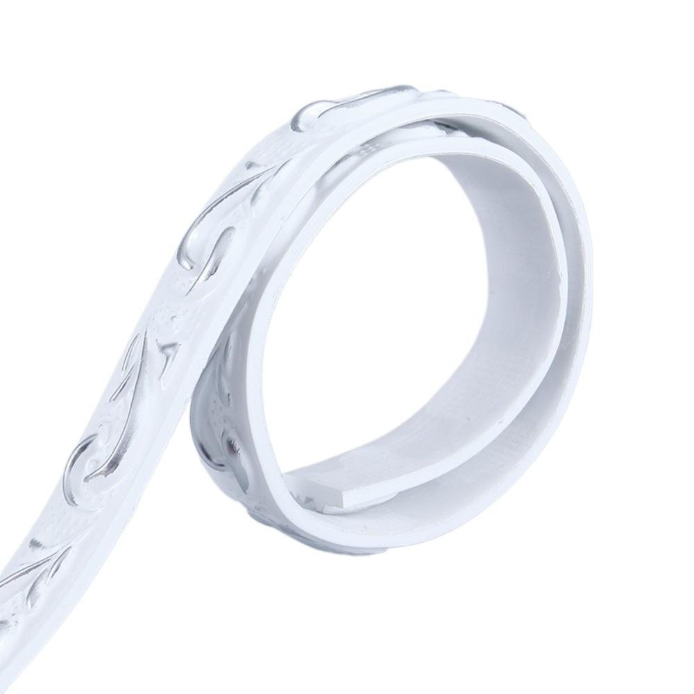 Interior Design Self-Adhesive Wall Molding Trim Flexible Peel and Stick Mirror Frame 5m PVC Tile Edge Trim Ceiling