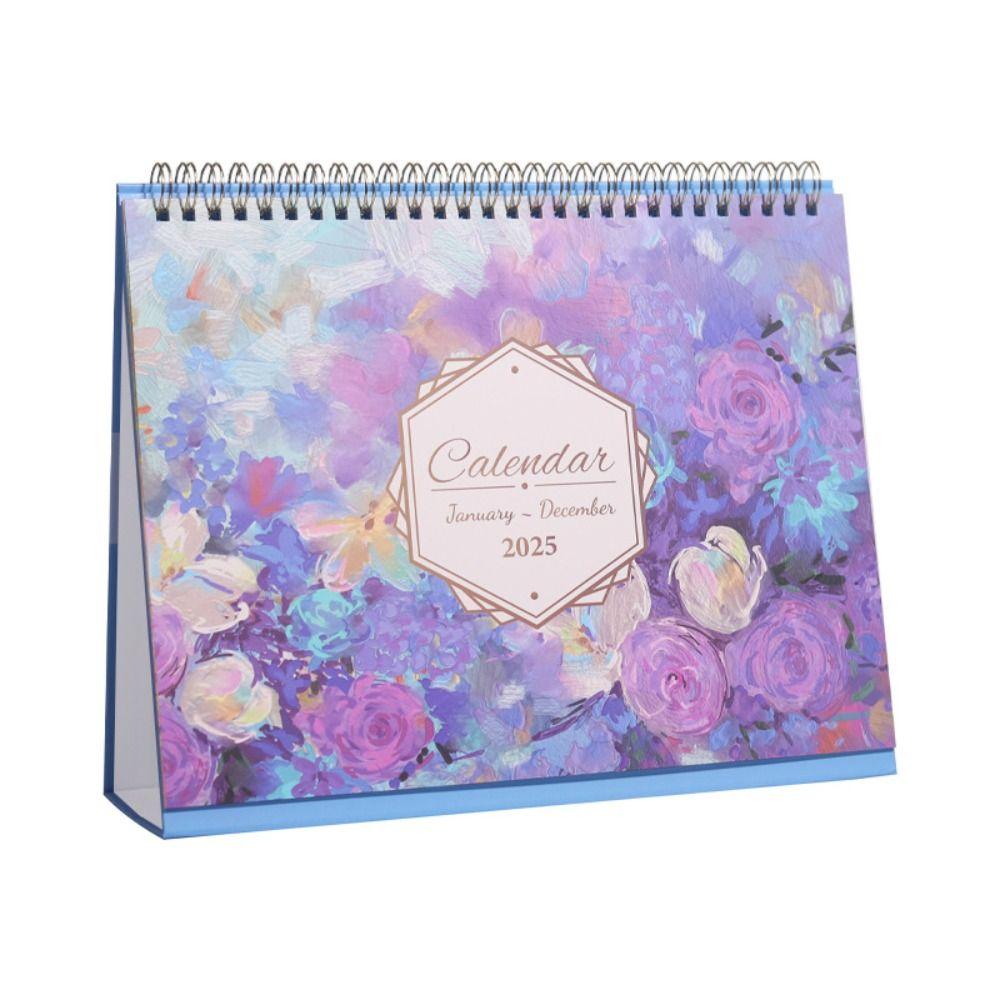 Countdown English  Desk Calendar Efficient Scheduling Table  Planner Calendar  Office Supplies