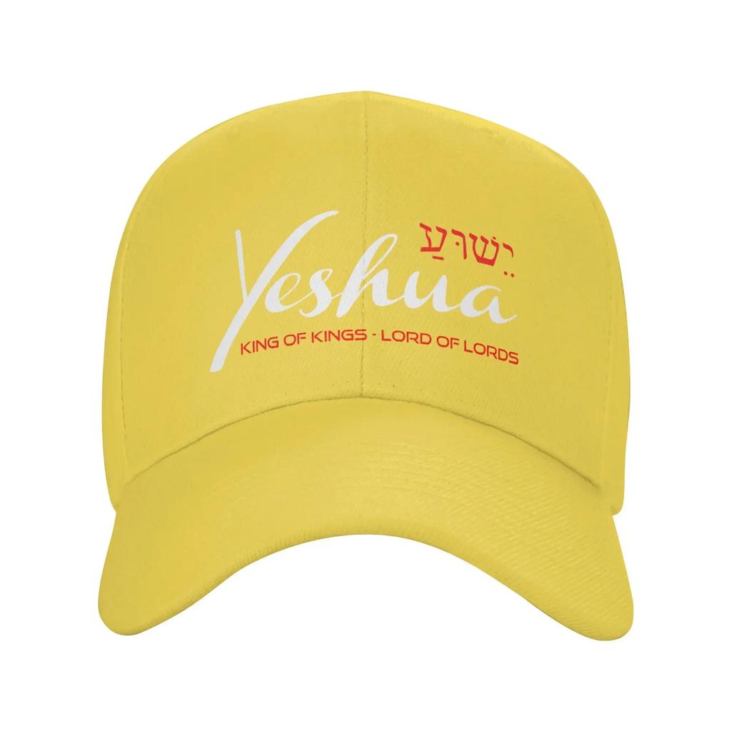 Casquette de Baseball Personnalisée Yeshua Jésus Chrétien Sportive Femmes Hommes Réglable Chapeau Papa Automne