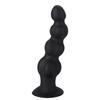 Liquid Silicone Anal Beads for Men & Women - Flexible Textured Butt Plug, Stretching Trainer Kit, Adult Sex Toys