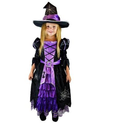 Thinkmax Creative Fairytale Witch Halloween Party Cosplay Costume Set for Girls