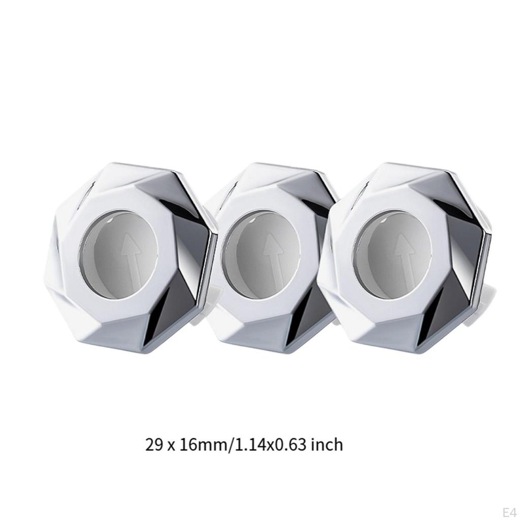 3 Pieces Sink Overflow Cover Basin Trim Practical Creative Remplacement Round Caps Insert in Hole