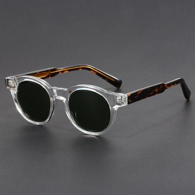 Fashion Luxury Brand Sunglasses Round Retro Designer Sun Glasses Premium Anti-UV Trendy Stylish Shades