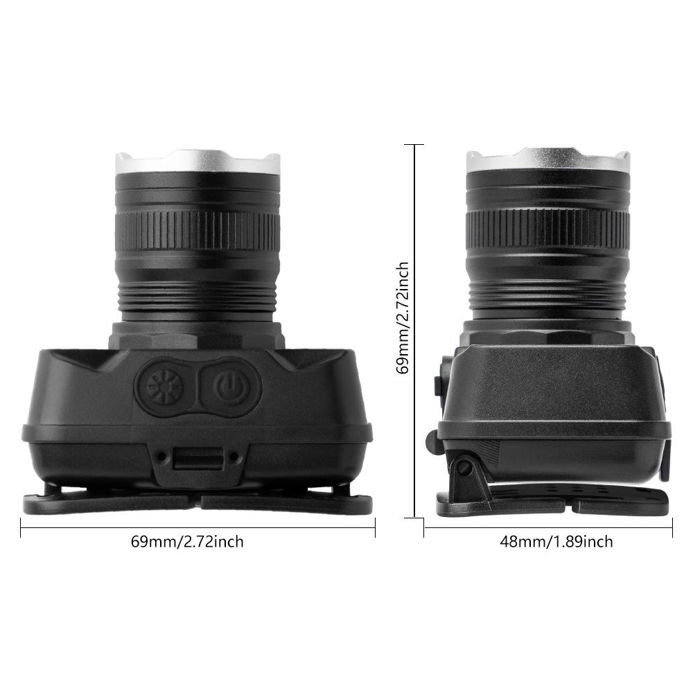 Rechargeable Super Bright LED Headlamp with Long Battery Life for Night Fishing & Outdoor Use