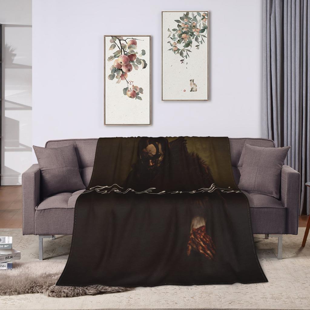 Frankenstein Movie 2025 (1) Flannel Blanket  Warm Throw Blanket for Couch Chair Decorative Fluffy Bedspread Sofa Bed Cover
