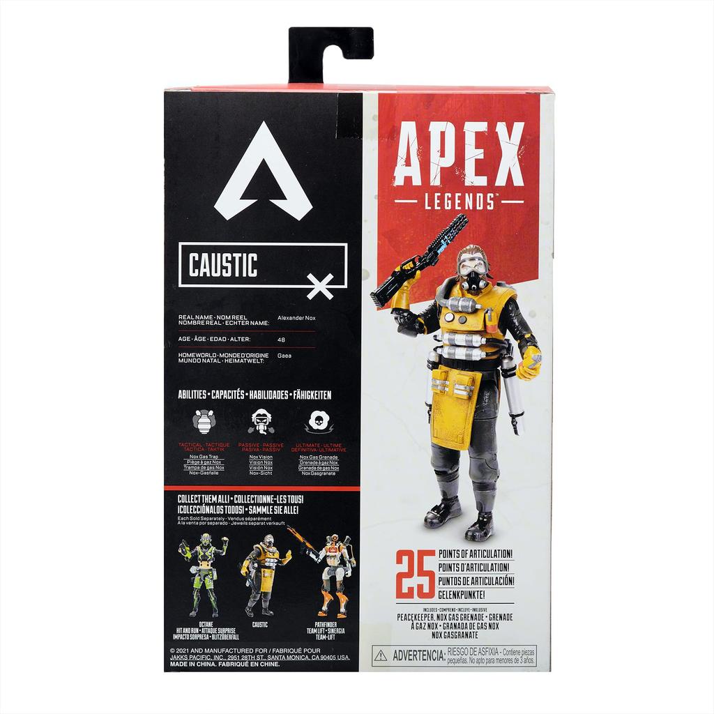 Licensed Apex Legends Figure Caustic [Officially Product] 6-inch