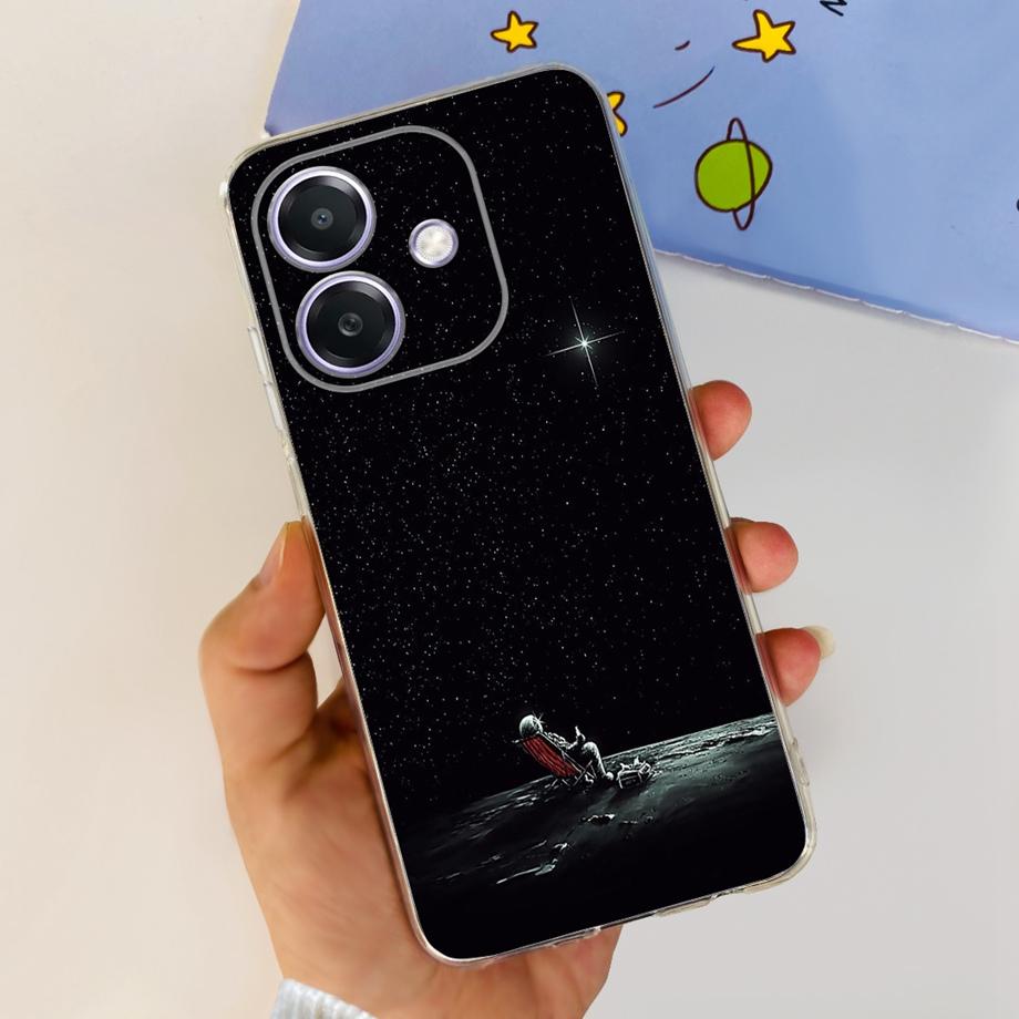 For Oppo A3x A3 Pro Phone Case Soft Silicone Back Cover Flower Butterfly Love Heart Slim Matte Funda OppoA3 A3Pro OppoA2 CPH2683