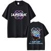 LUXEON Loose Fit Crew Neck Short Sleeve T-Shirt Casual Comfortable Polyester K Pop Demon Hunters Hunter of Demons Round Neck Top
