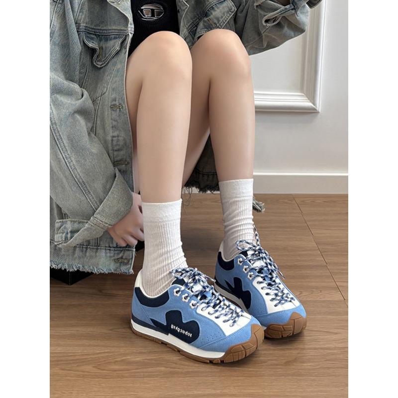 

Sheepskin version~ genuine leather retro thick-soled inner height increase women s versatile casual sports shoes running shoes 40