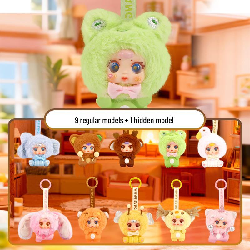 Three Little Hairs Lucky Rabbit Plush - Cute Bedroom Decoration