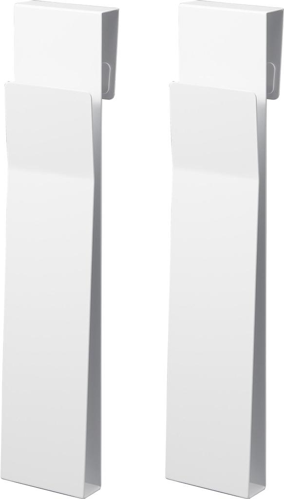 Yamazaki Jitsugyo Covoraș de ușă, alb, lățime 8" x 39" (aproximativ 39 cm), tavă turn pentru depozitarea sacilor de gunoi, economisind spațiu, lățime reglabilă, 4084 (Yamazaki) Aproximativ. D5.5