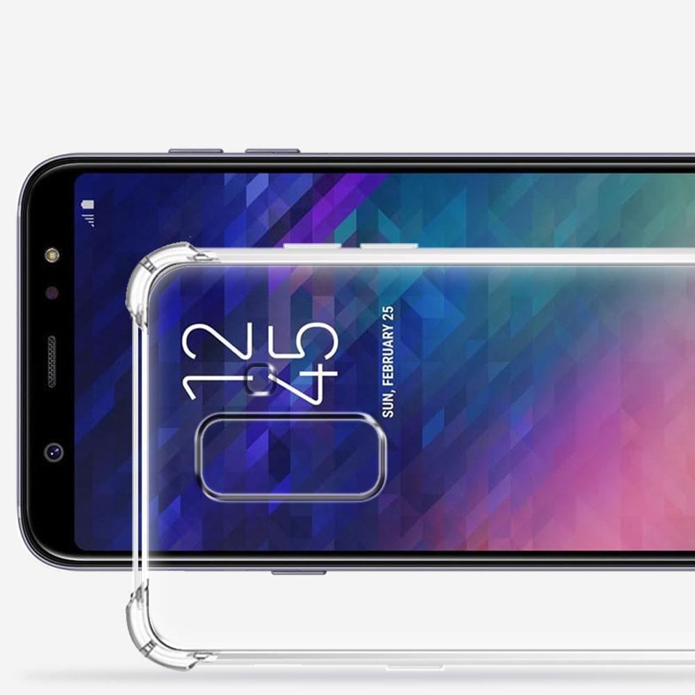 For Samsung A6 Plus Case Clear Shockproof Silicone Soft Protect Bumper Cases Clear Coque For Samsung Galaxy A6 Plus A6Plus Funda