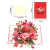 3D Pop Up Greeting Card with Floral Hummingbird Butterfly Popup Card Blank Note Birthday Mother's Day Anniversary All Occasions
