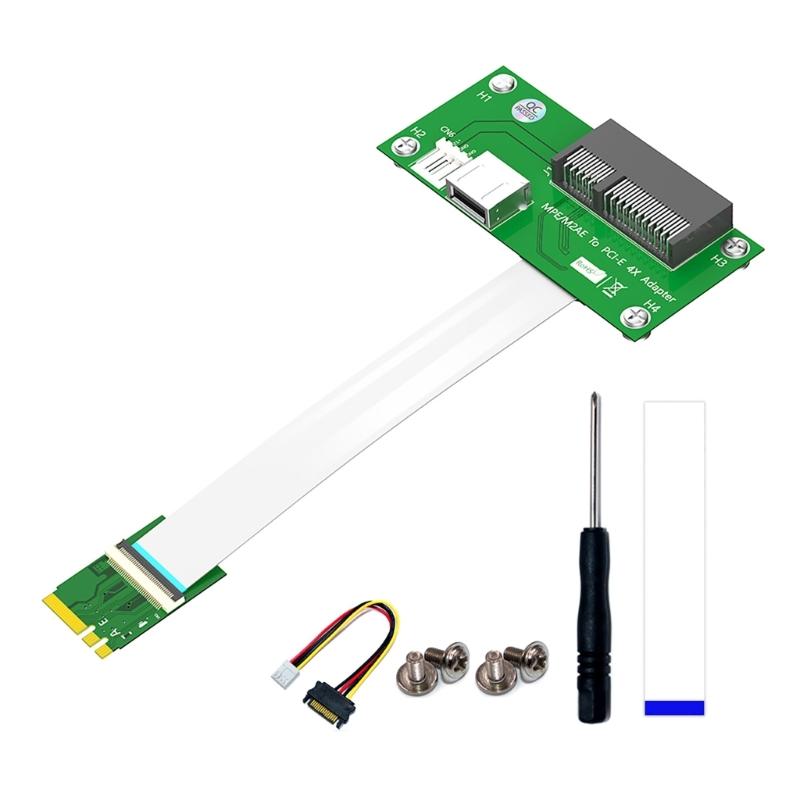 

PCIExpress Adapter Cable, NGFF M.2 Key A/ to PCIE 4X xtender NGFF M.2 to PCIE xtension Cable