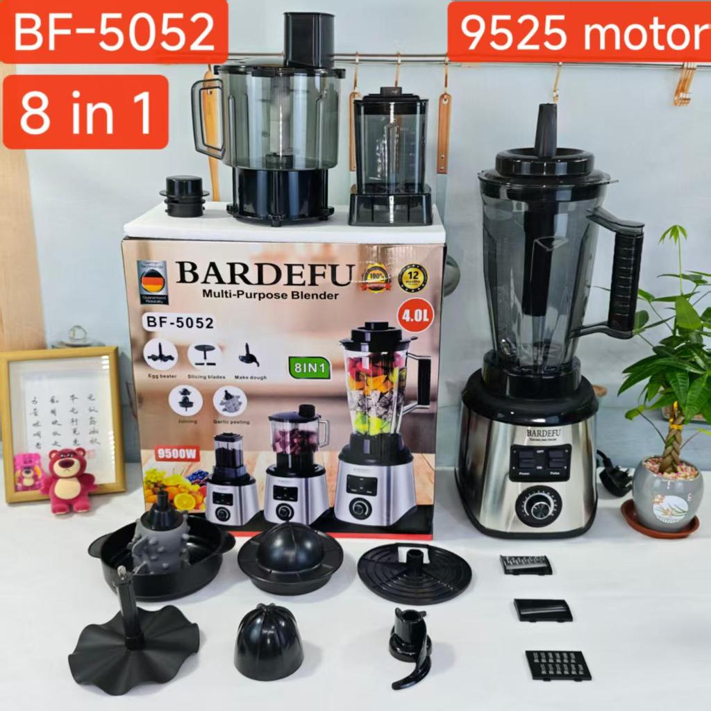 Stainless Steel Large Capacity Food Processor & Blender - Juicer, Mixer, and Meat Grinder