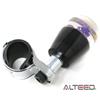 Autoland Underwater Flower Handle Spinner Car Steering Spinner Knob Real Orchid Flower Artwork Purple