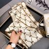 [Wholesale] Retro checkerboard silk silk scarf, small long mulberry silk scarf, women's versatile spring, autumn and winter thin scarf
