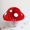 Mushroom Honeycomb Ball Wedding Party Scene Decoration Ornament Paper Flower Ball Happy Birthday Party Decor Kids Adults