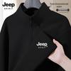 JEEP SPIRIT Men's Stand-Collar Logo Sweatshirt