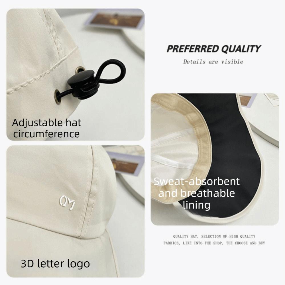 Big Brimmed Fisherman Hat Quick Drying Sunshade Hat Casual Summer Sun Hat Ladies