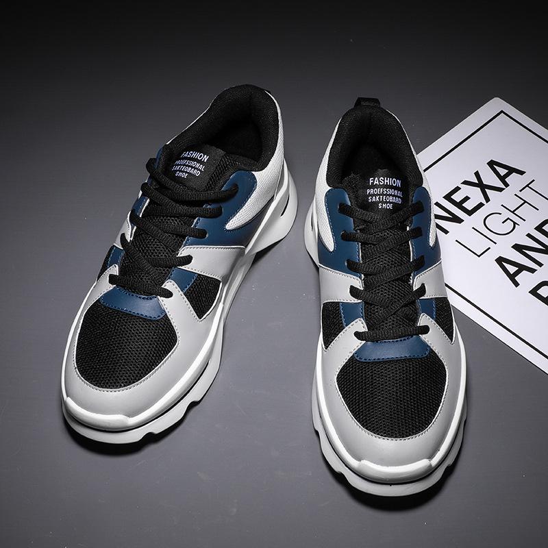 

Мода 2024 весна и лето Новая мужская спортивная трендовая обувь Корейская версия Модная старая обувь Обувь Повседневная обувь Мужская обувь на толстой подошве 44 чёрный