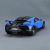 1/18 Bugatti Sports Car Model Toy Alloy Diecast Simulation Toys Vehicle with Sound and Light Rubber Tires Collection Toys for Boys Gifts