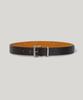 Mualeumuseu Classic Square Leather Belt [Brown]