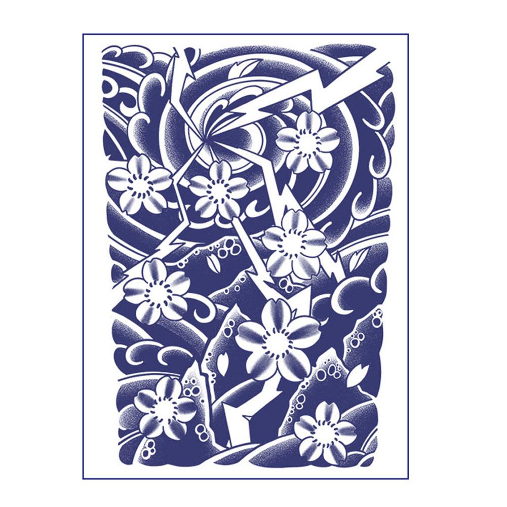  Blossom Arm Juice Tattoo Sticker Semi Permanent Blossom Waterproof Koi Arm Non No G4T7