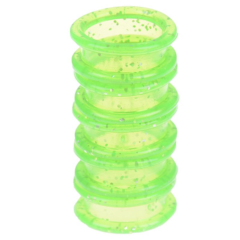 5Pcs/Set Silica Gel Hair Scissors Ring Cutting Barber Circle Shears Hairdressing