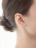 Lucore Silver 925 Daily Volume One-Touch Earrings
